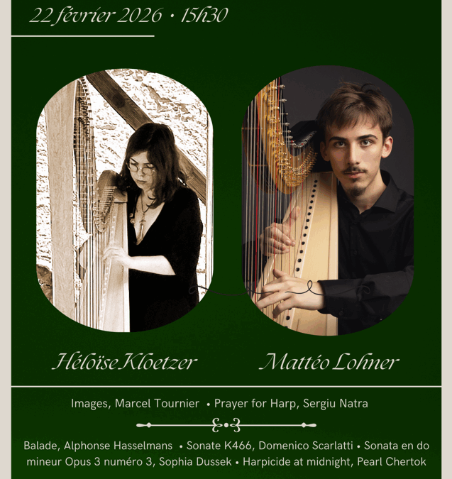 Récital de Harpe – Dimanche 22 février 2026